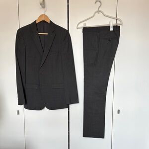 Men's Dark Gray Suit by Zara